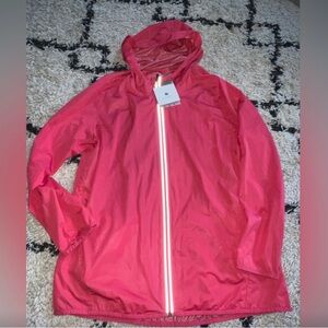 J Jill “Pure Jill Fit” pink jacket - lightweight windbreaker- size large